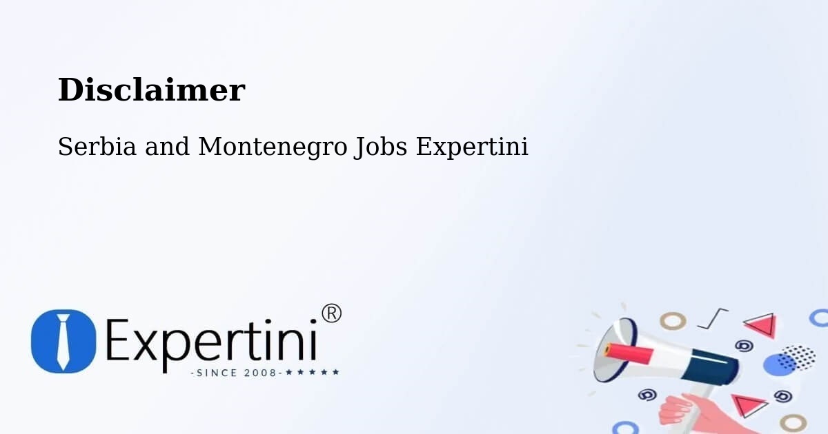 Disclaimer – Viking - Serbia and Montenegro Jobs Expertini